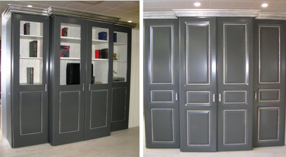 Una de las diferentes posibilidades de fabricar puertas clásicas, cada diseño hecho exclusivo para cada cliente.